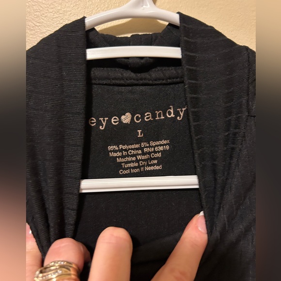 Lot of 2 Eye Candy Mock neck tanks - Picture 2 of 3